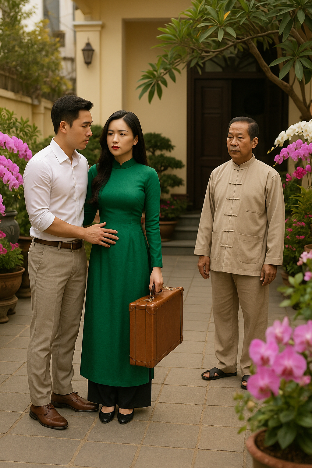 Đưa vợ về nhà nhờ dạy lại, sáng ra thấy hình ảnh bố vợ đăng trên FB mặt tôi tái xanh