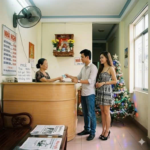 Vào nhà nghỉ đêm Giáng sinh cùng g;á;i mới quen 3 tuần, trai văn phòng sợ đến già