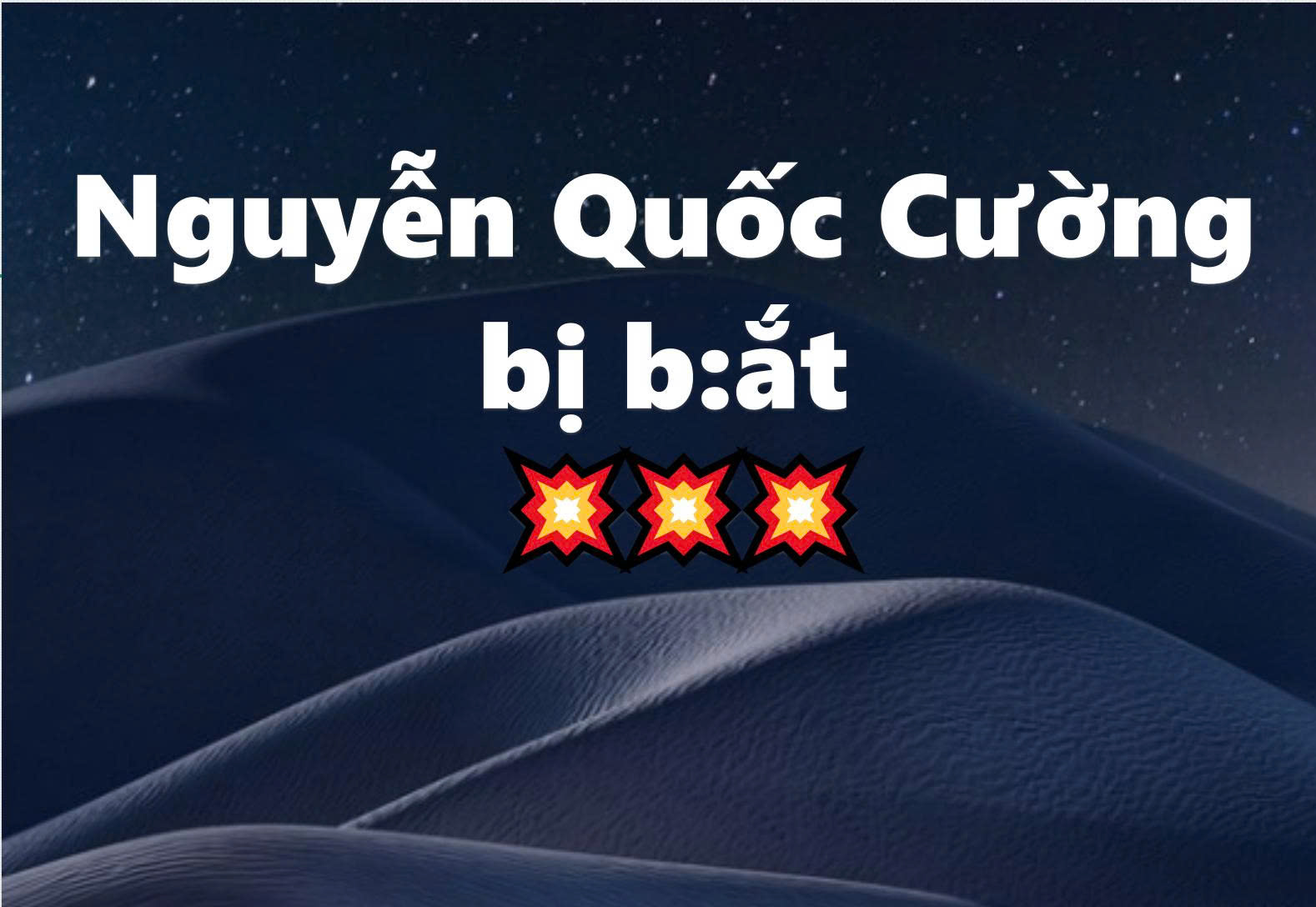 Nguyễn Quốc Cường bị b:ắt
