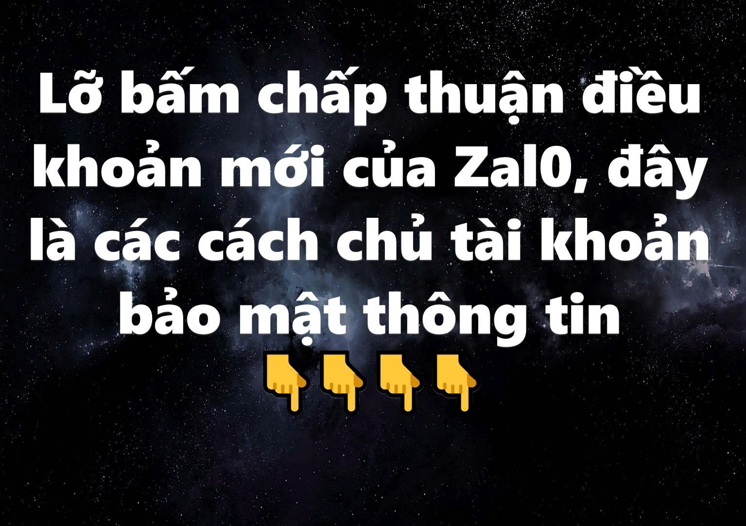 Lỡ bấm chấp thuận điều khoản mới của Za:lo, đây là các cách chủ tài khoản bảo mật thông tin