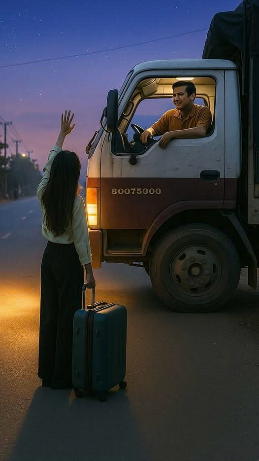 Tôi khựng lại. Giờ này, nơi này, sao lại có cô gái? Hay là người ta nhỡ xe? Lòng trắc ẩn nổi lên, tôi dừng lại