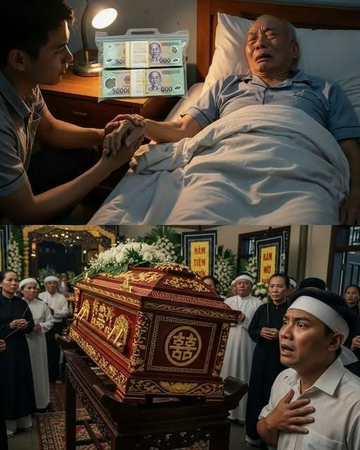 Trước khi qua đời, bố vợ bỗng dưng tỉnh táo và cho tôi 500 triệu dặn giấu kín